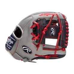 Budget 🥰 Rawlings Heart of the Hide R2G 11.75" Baseball Glove: PRORFL12N Grey, Navy, Red 😉 -Deals glovegear Store e423 12 21 rawlings heart of the hide r2g 11 75 baseball glove prorfl12n 34612 4 l
