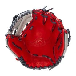 Best Pirce ❤️ Rawlings HOH Mark of a Pro 11.5" Baseball Glove: SP204-2SG Grey, Navy, Red ⭐ -Deals glovegear Store e482 12 21 rawlings hoh mark of a pro 11 5 baseball glove sp204 2sg 34312 6 l