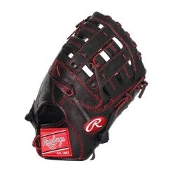 New 🤩 Rawlings R9 Series 12" Youth First Base Mitt: R9YPTFM16B Black 🎁 -Deals glovegear Store e6de 03 20 rawlings r9 series 12 youth first base mitt r9yptfm16b 30145 3 l