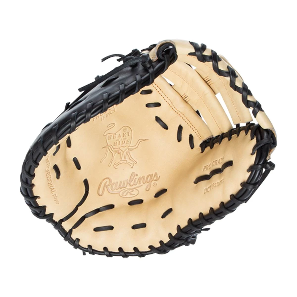 Outlet 💯 Rawlings Heart of the Hide 13" First Base Mitt: PRODCTCB Black, Tan 🥰 6 Outlet 💯 Rawlings Heart of the Hide 13" First Base Mitt: PRODCTCB Black, Tan 🥰 - Image 6