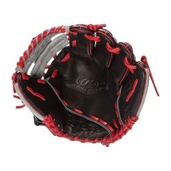 Flash Sale 🔔 Rawlings HOH Mark of a Pro 11.25" Baseball Glove: SPNP2-2BG Black, Grey, Red ❤️ -Deals glovegear Store e957 12 21 rawlings hoh mark of a pro 11 25 baseball glove spnp2 2bg 34315 6 l