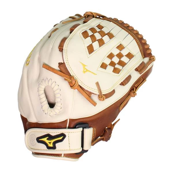 Flash Sale 🎁 Mizuno Classic Pro Soft 13" Fastpitch Softball Glove: GCF1300F3 Brown, White 😉 9 Flash Sale 🎁 Mizuno Classic Pro Soft 13" Fastpitch Softball Glove: GCF1300F3 Brown, White 😉 - Image 9
