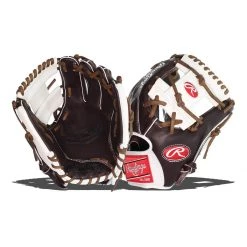 New ⌛ Rawlings HOH Mark of a Pro 11.5" Baseball Glove: SP204-2MOW Brown, White ❤️