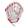 Flash Sale 👏 Louisville Slugger TPS 14" Slow Pitch Softball Glove: WTLPSRS1814 Red, White ⭐