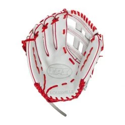 Flash Sale 👏 Louisville Slugger TPS 14" Slow Pitch Softball Glove: WTLPSRS1814 Red, White ⭐