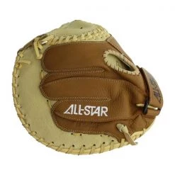 Outlet 🧨 All Star Pro 31.50" Fastpitch Catcher's Mitt: CMW1011 Brown, Tan 👏 -Deals glovegear Store ef11 12 18 31031 4 m
