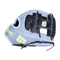 New ⌛ Wilson A2000 SuperSkin 1786 11.5" Baseball Glove: WBW100096115 Black, Grey 😀 -Deals glovegear Store ef61 09 20 wilson a2000 superskin 1786 11 5 baseball glove wbw100096115 33604 4 l