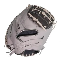 Hot Sale 💯 Easton Professional Collection 34" Jen Schroeder Fastpitch Catcher's Mitt: RUDI2020 Grey, White 🧨 -Deals glovegear Store f031 02 21 easton professional collection jen schroeder 34 fastpitch catchers mitt rudi2020 34200 7 l