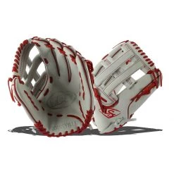 Flash Sale 👏 Louisville Slugger TPS 14" Slow Pitch Softball Glove: WTLPSRS1814 Red, White ⭐ -Deals glovegear Store f112 06 18 28548 l