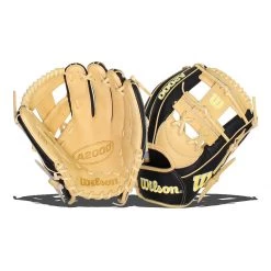 Top 10 ❤️ Wilson A2000 SuperSkin 1787 11.75" Baseball Glove: WBW1000971175 Black, Tan ⭐
