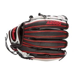 Best Sale 🎉 Wilson A2000 SuperSkin 12.25" Monica Abbott Fastpitch Softball Glove: WTA20RF19MA14GM Black, Red, White 💯 -Deals glovegear Store f200 10 21 wilson a2000 superskin 12 25 monica abbott fastpitch softball glove wta20rf19ma14gm 30509 5 l