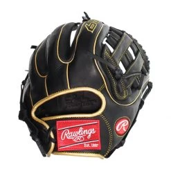 Deals ⌛ Rawlings R9 11.75" Baseball Glove: R9315-6BG Black, Gold 💯 -Deals glovegear Store f459 11 20 rawlings r9 11 75 baseball glove r9315 6bg 33540 7 l