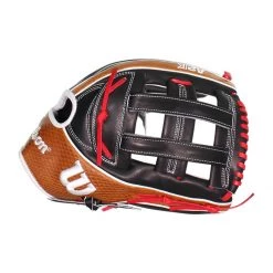 Hot Sale 🤩 Wilson A2K 12.75" SuperSkin Baseball Glove: WBW1000691275 Black, Red, Tan ✨ -Deals glovegear Store f486 07 20 wilson a2k 12 75 superskin baseball glove wbw1000691275 33325 4 l
