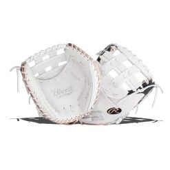 New ๐ Rawlings Liberty Advanced 33" Fastpitch Catcher's Mitt: RLACM33RG Black, White ๐ฏ