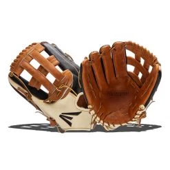 Outlet ⌛ Easton Professional Collection Hybrid 12.75" Baseball Glove: F73 Black, Brown 😀