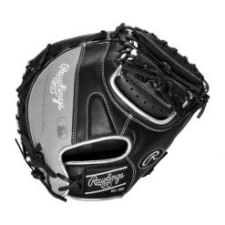 Flash Sale 👍 Rawlings Encore 32" Baseball Catcher's Mitt: ECCM32-23B Black, Grey, Silver ⭐ -Deals glovegear Store f7c8 12 21 rawlings encore 32 baseball catchers mitt eccm32 23b 34592 7 l