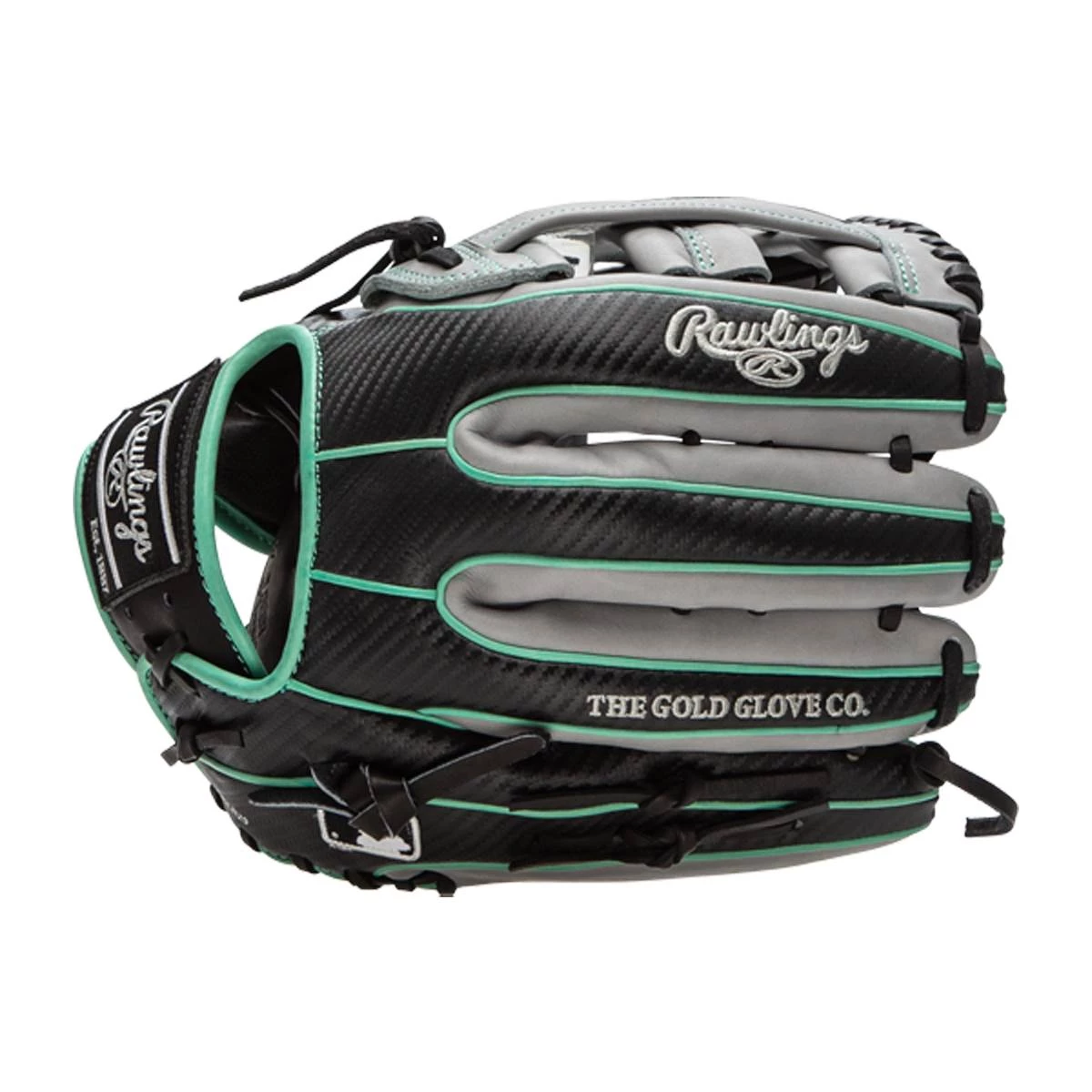 Budget ๐คฉ Rawlings Heart of the Hide Hyper Shell 12.75" Baseball Glove: PRO3319-6BGCF Black, Grey, Teal ๐ 5 Budget ๐คฉ Rawlings Heart of the Hide Hyper Shell 12.75" Baseball Glove: PRO3319-6BGCF Black, Grey, Teal ๐ - Image 5