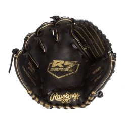 Best Sale 🎁 Rawlings R9 12" Baseball Glove: R9206-9BG Black, Gold ✔️ -Deals glovegear Store ffa5 11 21 rawlings r9 12 baseball glove r9206 9bg 33538 13 l